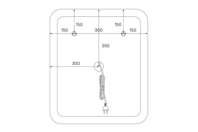 Зеркало с подсветкой IDDIS Esper 80548807 от магазина ЛесКонПром.ру