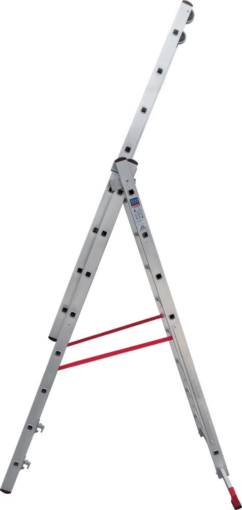 Лестница алюминиевая трехсекционная индустриальнаяНовая Высота 3x8 арт. 5230308 от магазина ЛесКонПром.ру