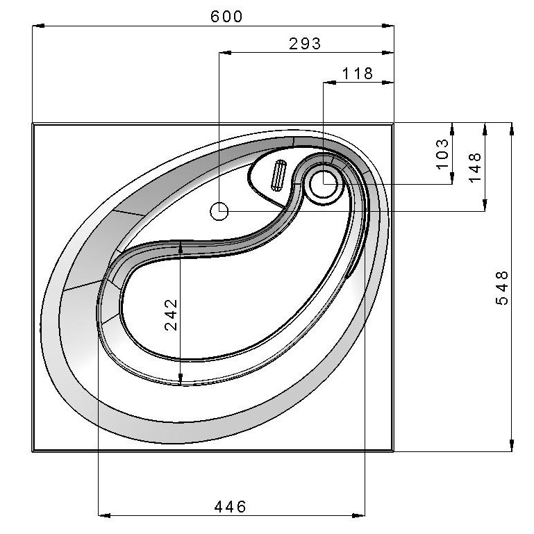 Раковина Madera Ameli 60 4627173210058 на стиральную машину Белая от магазина ЛесКонПром.ру