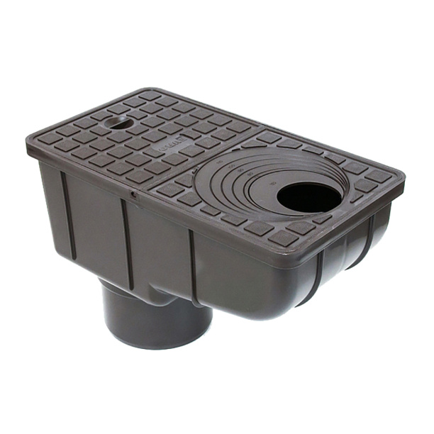 Ливнеприёмник под водосточную трубу Europlast с сеткой от магазина ЛесКонПром.ру