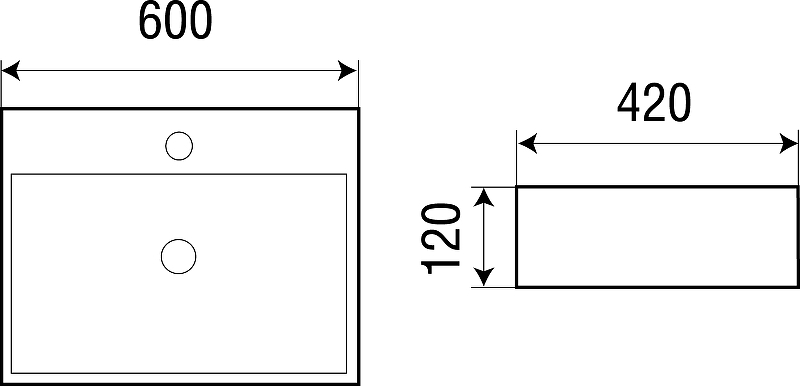 Раковина WeltWasser Elbach 2173 MB 60 10000004504 Черная матовая от магазина ЛесКонПром.ру