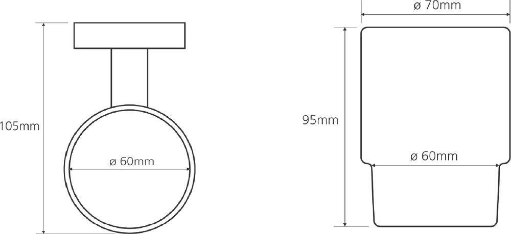 Стакан Bemeta Omega 104110012 от магазина ЛесКонПром.ру