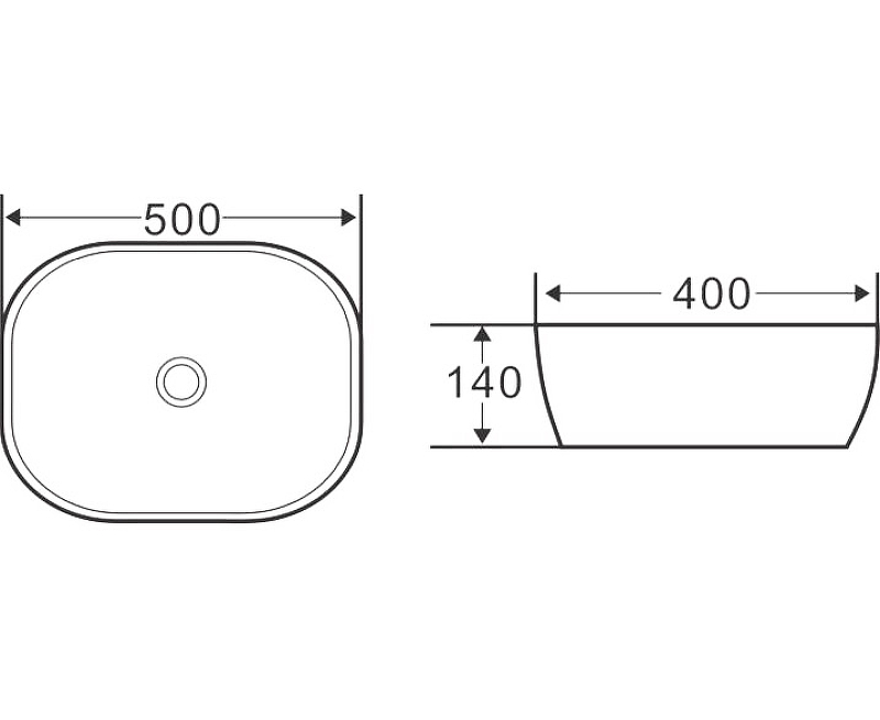 Раковина-чаша BelBagno 50 BB1302-H311 Серая матовая от магазина ЛесКонПром.ру