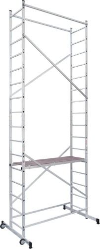 Алюминиевая Вышка-тура НОВАЯ ВЫСОТА с рабочей высотой до 3,3 м. Арт. 1450408 от магазина ЛесКонПром.ру