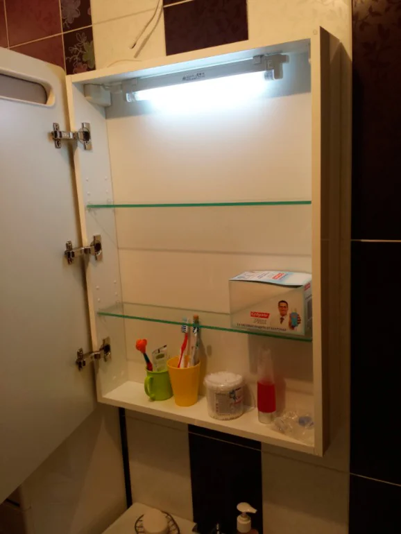 Зеркало-шкаф AQUATON Америна 60 R от магазина ЛесКонПром.ру