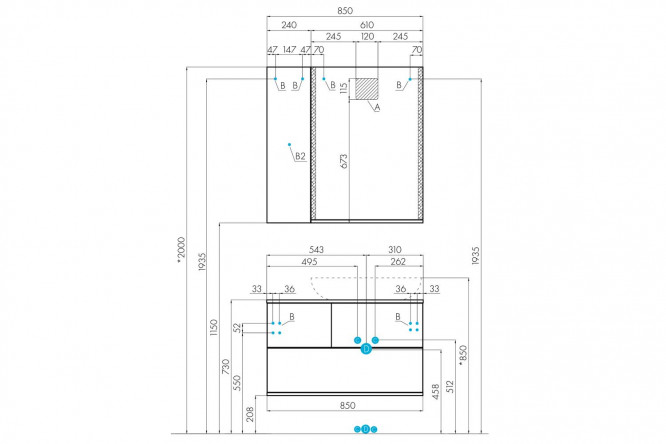 Зеркало с подсветкой AQUATON Терра 80361091 от магазина ЛесКонПром.ру