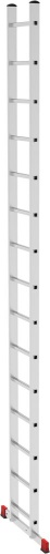 Лестница алюминиевая односекционная приставная полупрофессиональная Новая Высота  1х15 арт. 2210115 от магазина ЛесКонПром.ру