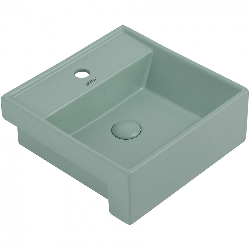 Раковина Abber Rechteck 41 AC2208MCG Светло-зеленая матовая от магазина ЛесКонПром.ру