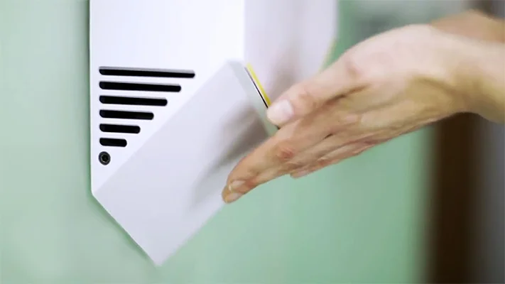 Сушилка для рук Dyson Airblade V HU02 White от магазина ЛесКонПром.ру