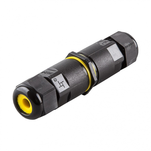 Кабельный коннектор Feron трехконтактный 84х27 мм IP68 от магазина ЛесКонПром.ру