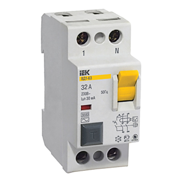 УЗО IEK 2п 30 мА 25 А от магазина ЛесКонПром.ру