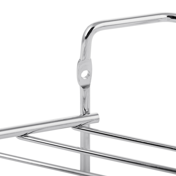 Полка сетчатая ЧМЗ Нюанс 1-ярусная угловая хром от магазина ЛесКонПром.ру