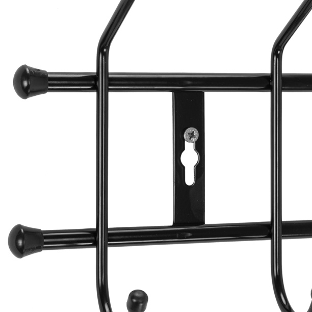 Вешалка настенная Ника ВН5 48,5х6,7х18 см черная от магазина ЛесКонПром.ру