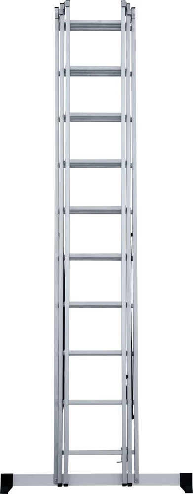 Лестница алюминиевая трехсекционная Новая Высота 3x10 арт. 1230310 от магазина ЛесКонПром.ру