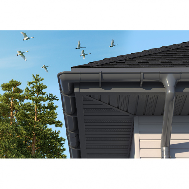 Софит ТЕХНОНИКОЛЬ 3000x340 мм графит от магазина ЛесКонПром.ру