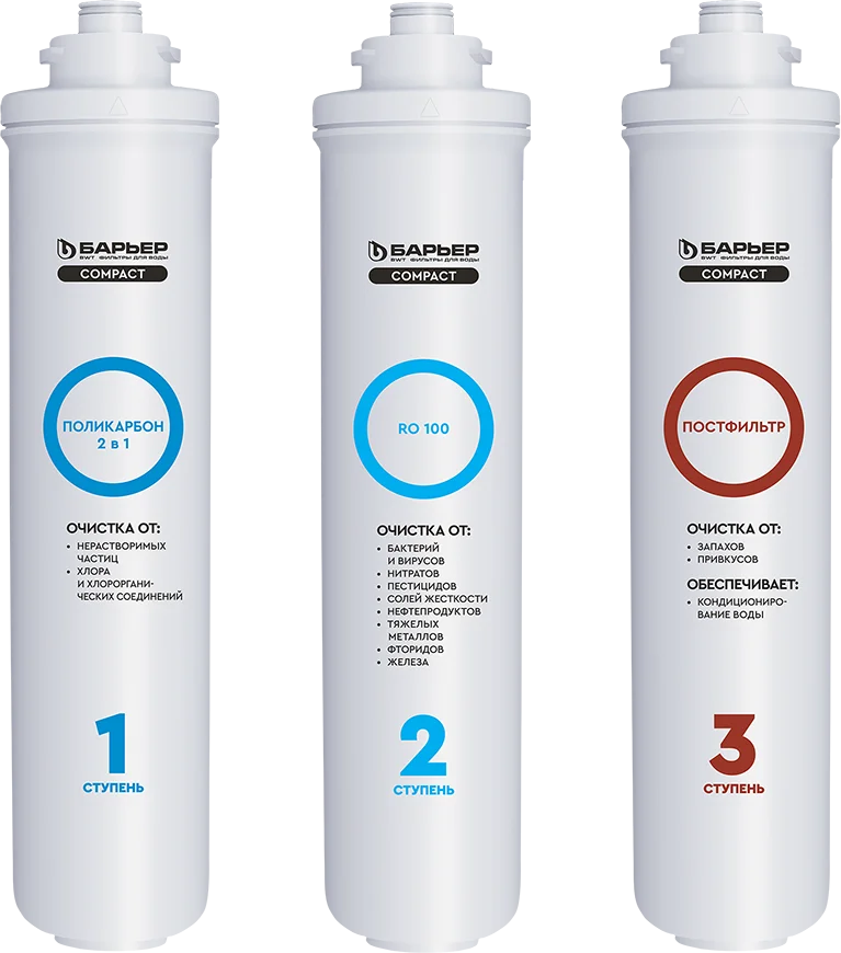 Комплект картриджей Барьер Compact Osmo 100 Р272Р02 от магазина ЛесКонПром.ру