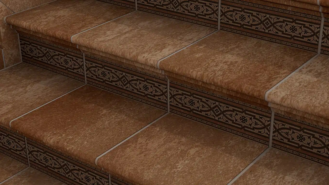 КЛИНКЕРНЫЙ ДЕКОРАТИВНЫЙ ПОДСТУПЁНОК KOBLENZ BRAUN от магазина ЛесКонПром.ру