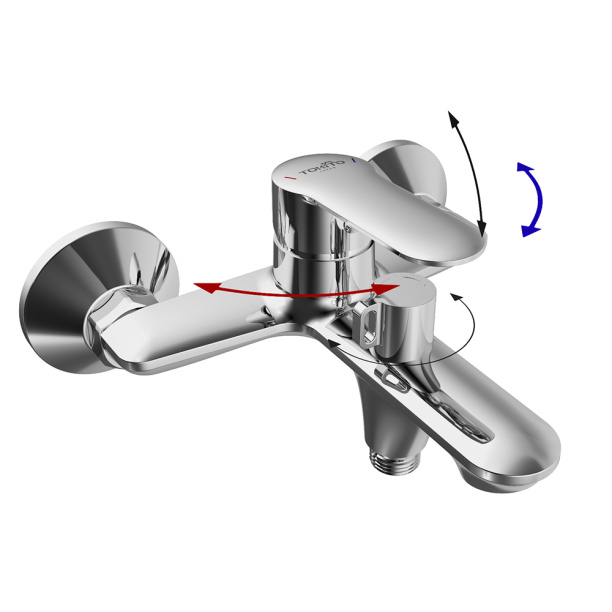 Смеситель для ванны Cersanit Flavis хром от магазина ЛесКонПром.ру