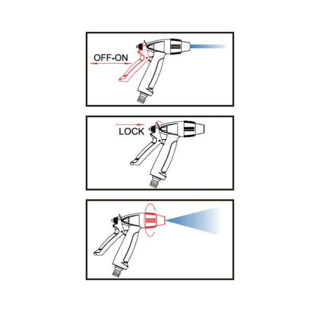 Пистолет-распылитель KRONS с обратным пусковым крючком от магазина ЛесКонПром.ру
