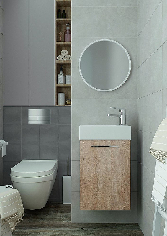 Раковина Bocchi Milano 37 R 1419-001-0126 Белая от магазина ЛесКонПром.ру