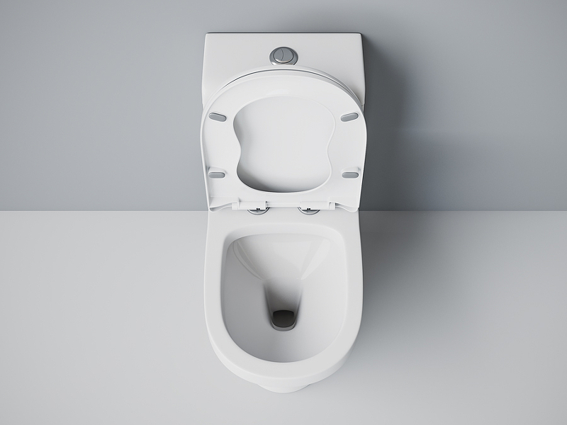 Унитаз моноблок Laguraty 20980W с сиденьем Микролифт от магазина ЛесКонПром.ру