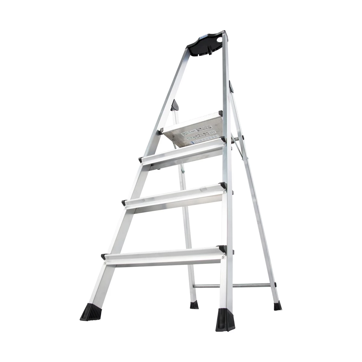 Стремянка алюминиевая Krause Safety Plus 4 ступени (арт. 127921) от магазина ЛесКонПром.ру