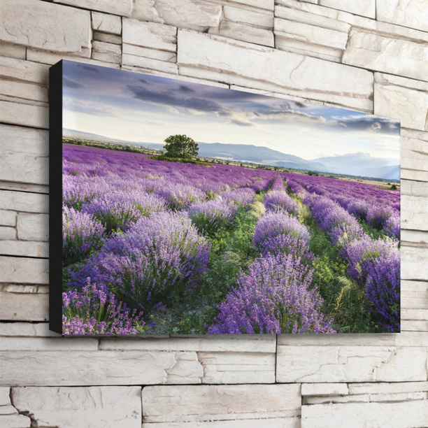 Декобокс Лавандовое поле 50х70 см от магазина ЛесКонПром.ру