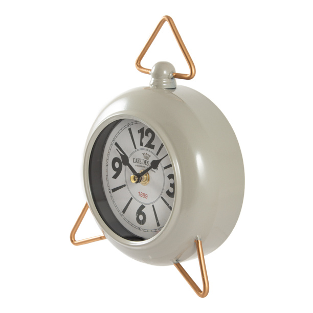 Часы настольные 21х15 см цвет бежевый от магазина ЛесКонПром.ру