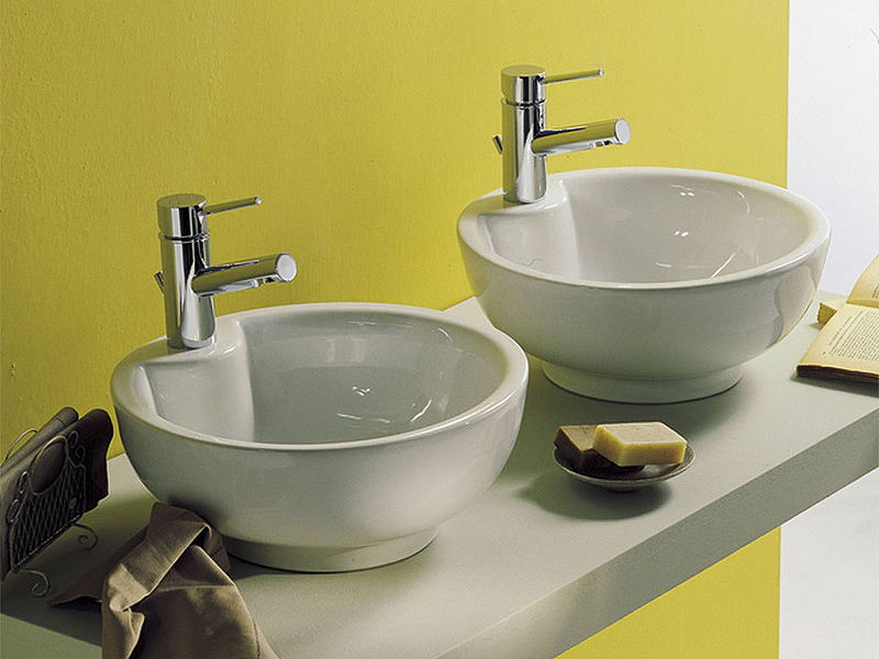 Раковина-чаша Scarabeo Lavabi D Arredo 40 8003 Белая от магазина ЛесКонПром.ру