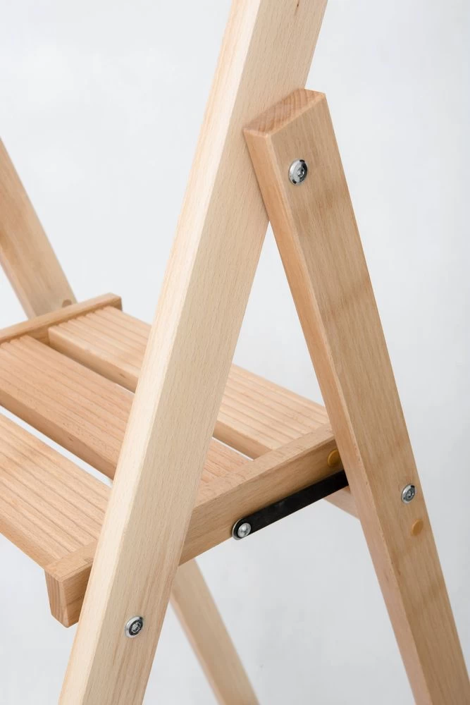 Стремянка деревянная Hoz-Block Батя 5 ступени Светлая (арт. СДБ-5С) от магазина ЛесКонПром.ру