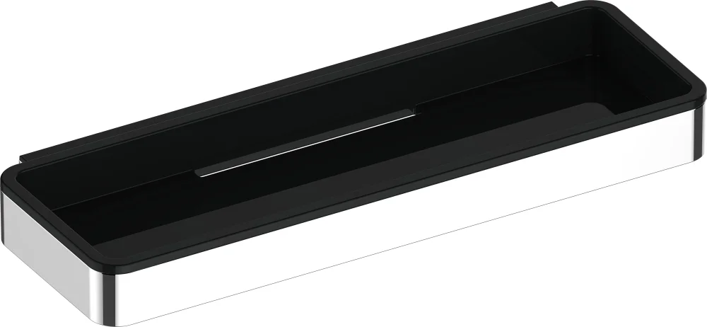 Полка Keuco Plan 14958 хром, черная от магазина ЛесКонПром.ру