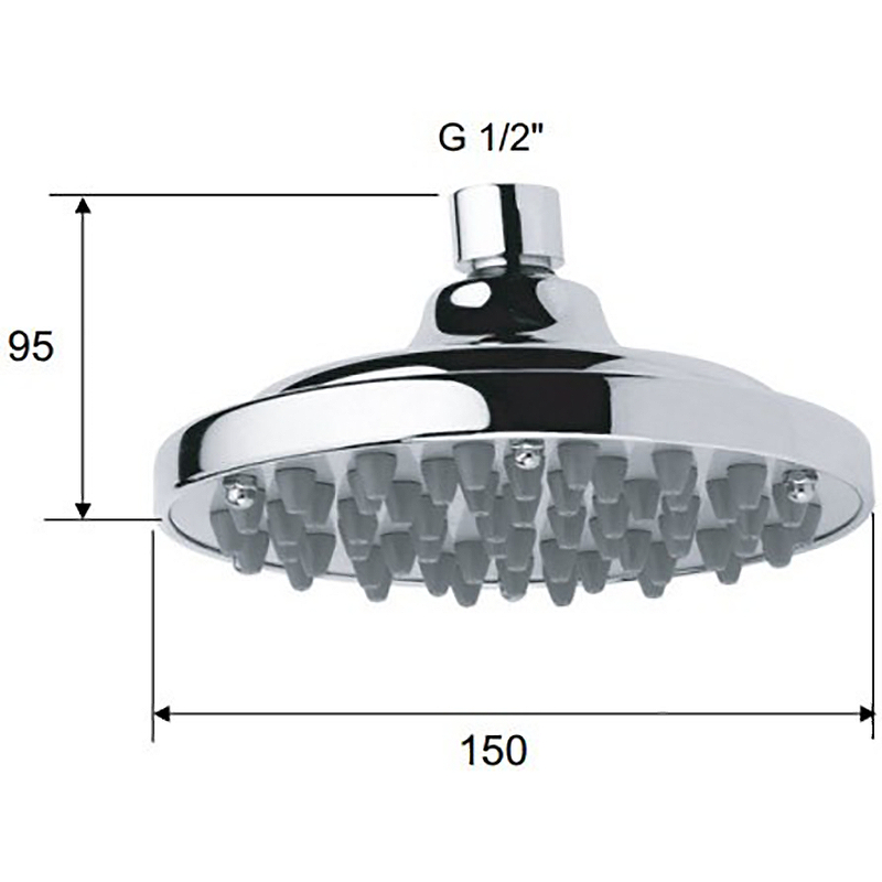 Верхний душ Remer 35315X Хром от магазина ЛесКонПром.ру