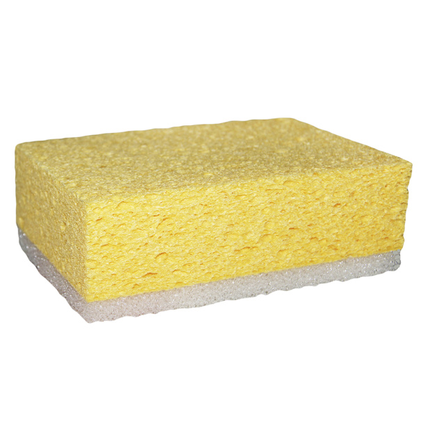 Губка целлюлозная комбинированная 145х95х55 мм от магазина ЛесКонПром.ру