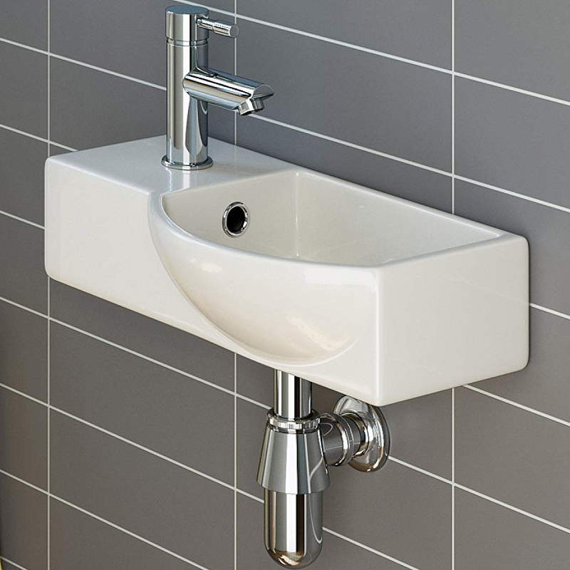 Раковина Melana 41 MLN-7947AR Белая от магазина ЛесКонПром.ру