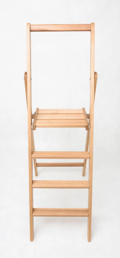 Стремянка деревянная Hoz-Block Батя 4 ступени Светлая (арт. СДБ-4С) от магазина ЛесКонПром.ру