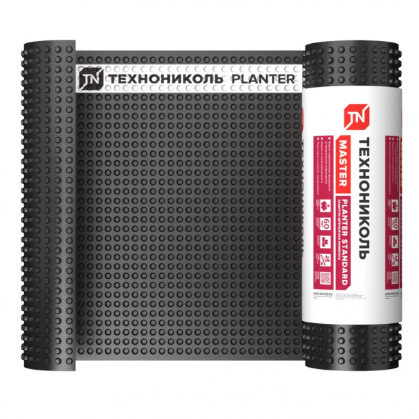 Профилированная мембрана ТЕХНОНИКОЛЬ PLANTER 1х20 м от магазина ЛесКонПром.ру