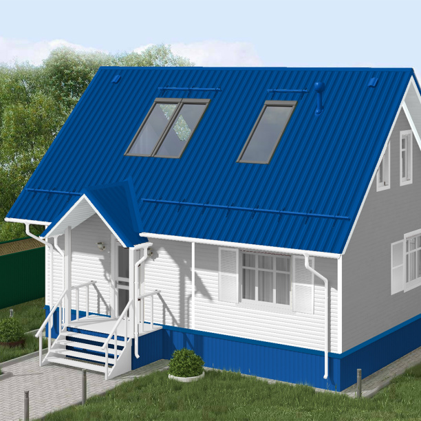 Сайдинг виниловый белый 3000x201 мм от магазина ЛесКонПром.ру