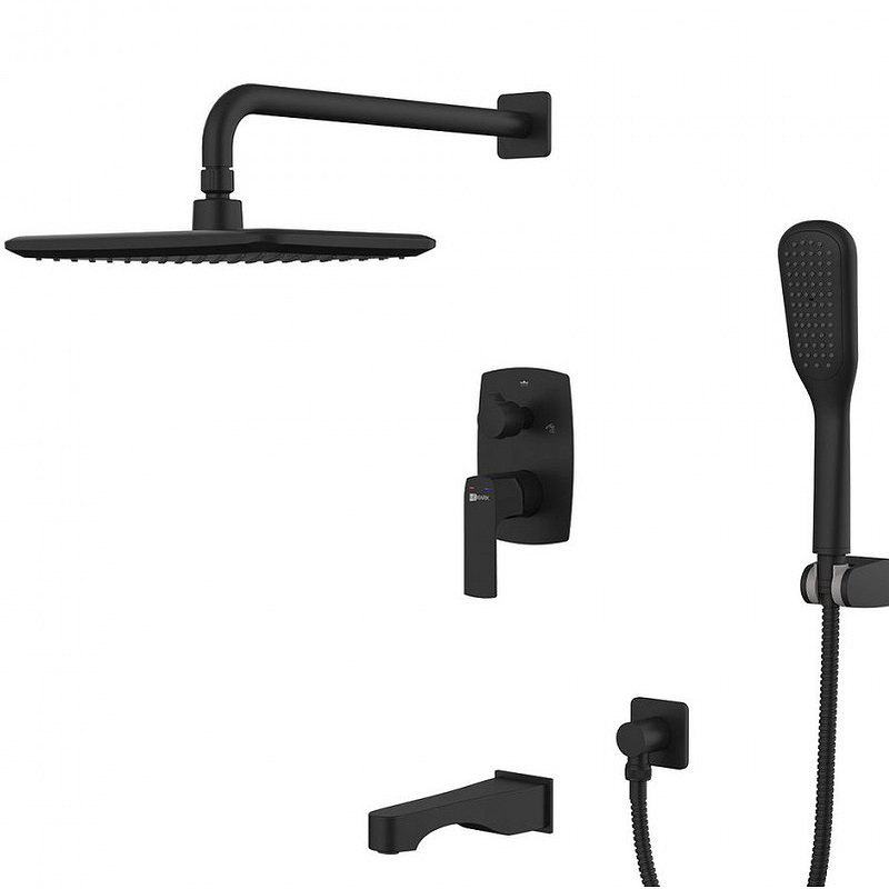 Душевая система Lemark Ursus LM7222BL Черный от магазина ЛесКонПром.ру