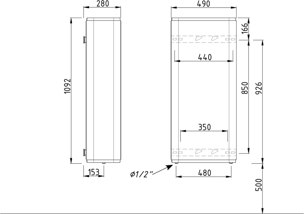 Накопительный водонагреватель Atlantic Vertigo Basic 80 электрический от магазина ЛесКонПром.ру