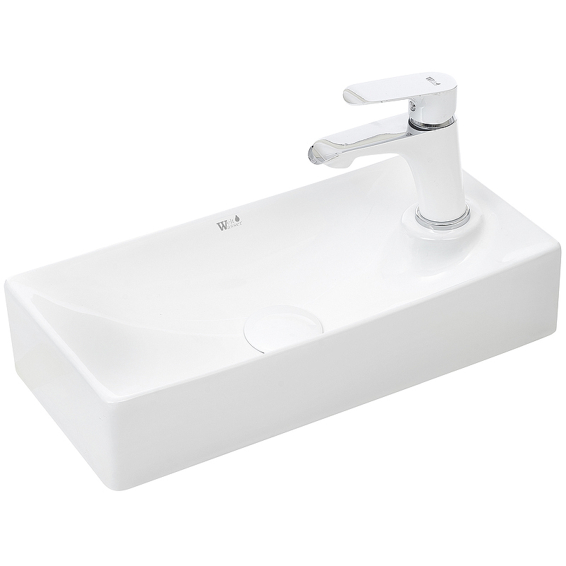 Раковина WeltWasser Aisbach 5112 44 10000004593 Белый глянец от магазина ЛесКонПром.ру