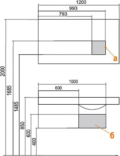Зеркало AQUATON Отель 120 от магазина ЛесКонПром.ру