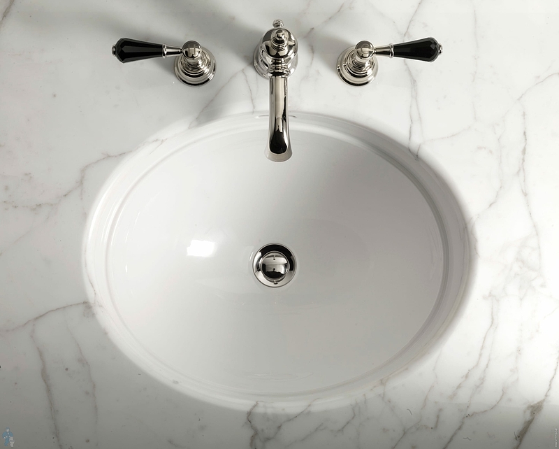 Раковина Devon&Devon Rose 51 IBLROSE/ST Белая от магазина ЛесКонПром.ру