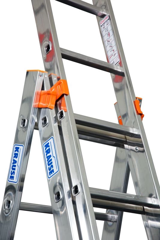 Лестница алюминиевая трехсекционая KRAUSE TRIBILO 3х12 от магазина ЛесКонПром.ру