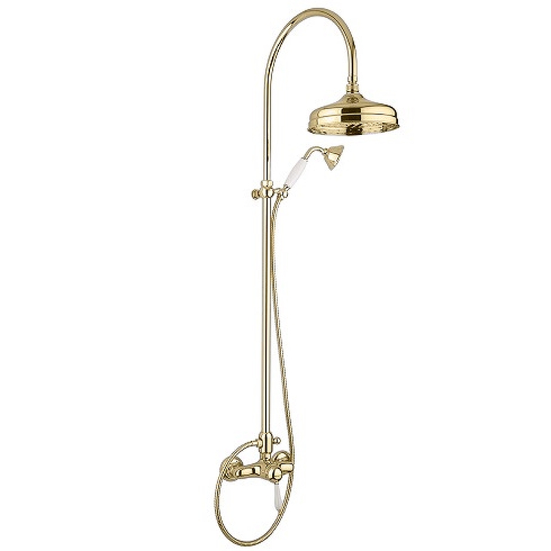 Душевая система Margaroli Classica RU1006AA01GD Золото от магазина ЛесКонПром.ру