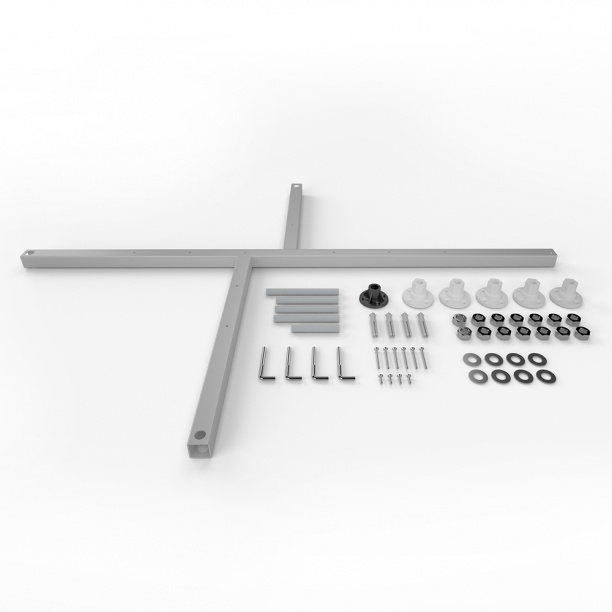 Душевой поддон МЕТАКАМ Classic N 80х80 см полукруглый от магазина ЛесКонПром.ру