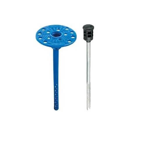 Дюбель фасадный EVOFAST ТД8/60М3-180 с забивным элементом из оцинкованной стали с термоголовой 350 шт от магазина ЛесКонПром.ру