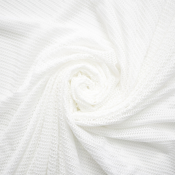 Штора-тюль Волна 150х260 см белая от магазина ЛесКонПром.ру