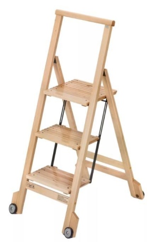 Стул-Стремянка Biblio-3 Beech (Бук) Aris от магазина ЛесКонПром.ру