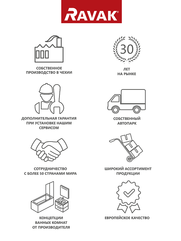 Раковина Ravak 10° 65 R XJIP1165000 угловая Белая от магазина ЛесКонПром.ру