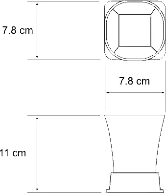 Стакан Wasserkraft Amper K-5428black от магазина ЛесКонПром.ру